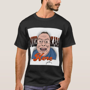 Mike Kara Hier Dunkler T - Shirt