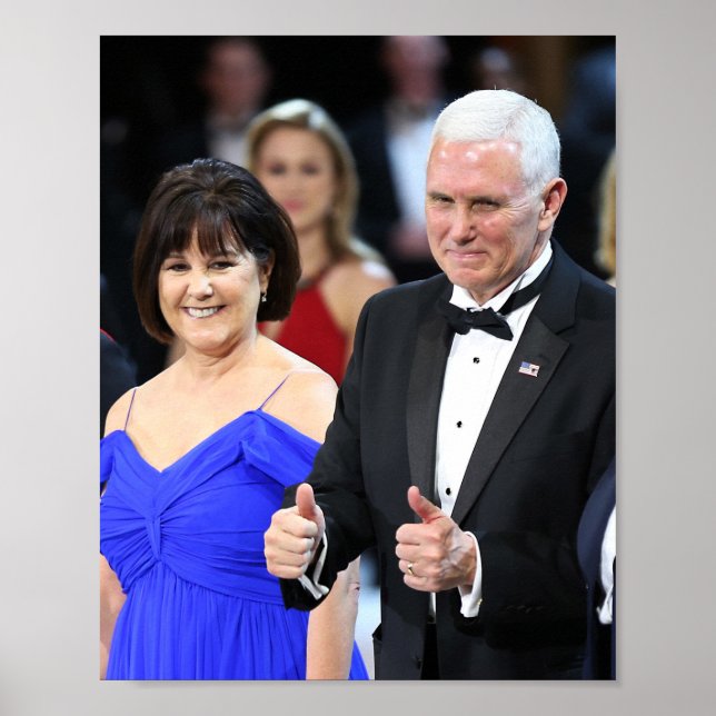 Mike & Karen Pence Poster (Devant)