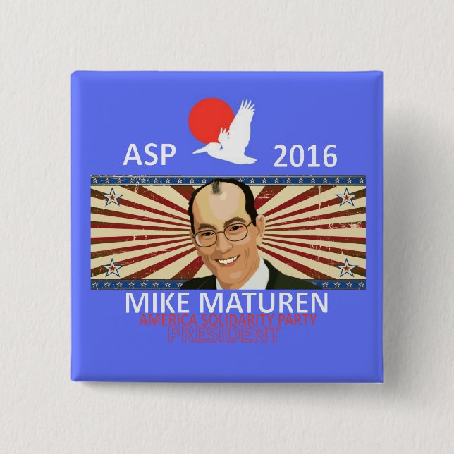 Mike Maturen Asp Button (Vorderseite)