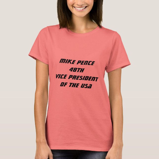 Mike Pence 48. Vizepräsident der USA T-Shirt (Vorderseite)