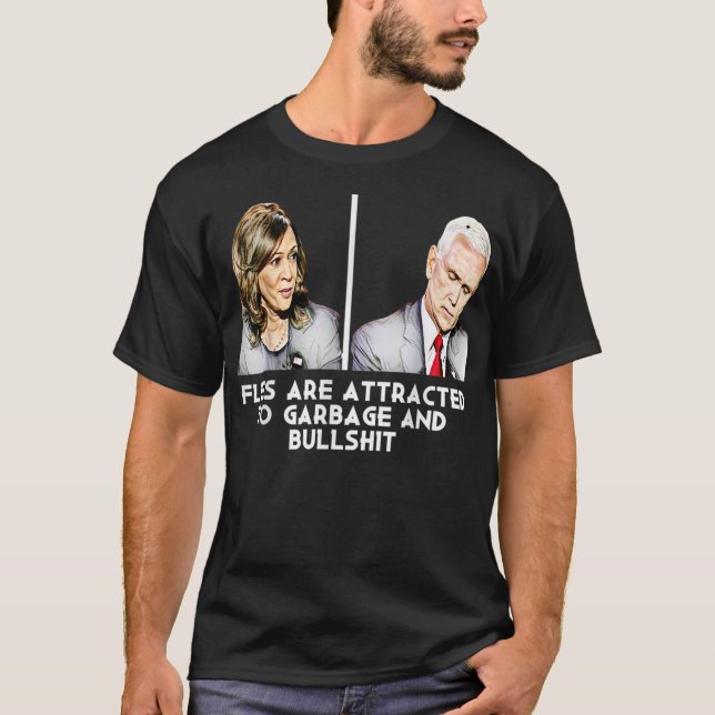 Mike Pence Fly - Auseinandersetzung T-Shirt (Vorderseite)