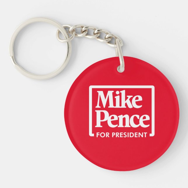 Mike Pence für den Präsidenten 2024 Schlüsselanhänger (Vorderseite)