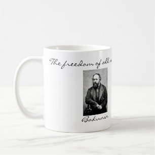 Mikhail Bakunin Anarchist zitiert Tasse
