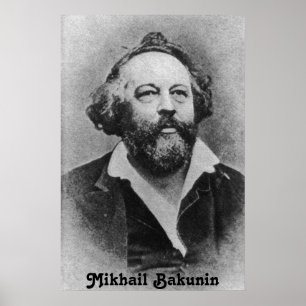 Mikhail Bakunin Plakat