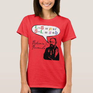Mikhail Bakunins Formel (Liberty−Socialism. usw.) T-Shirt