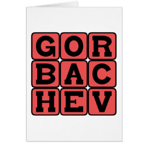 Mikhaïl Gorbatchev, chef russe
