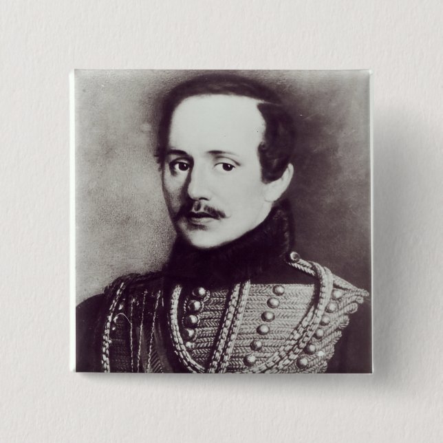 Mikhail Yuryevich Lermontov Button (Vorderseite)