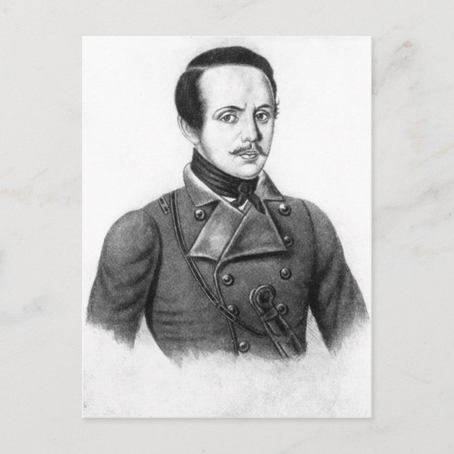 Mikhail Yuryevich Lermontov Postkarte (Vorderseite)