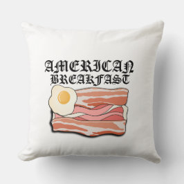 Mikitiez Amerikanisches Frühstücksspeck Eier july  Kissen