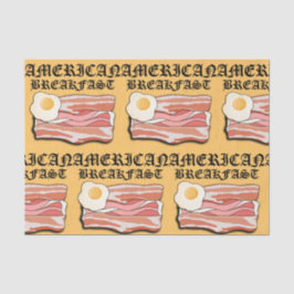 Mikitiez Amerikanisches Frühstücksspeck Eier july  Seidenpapier