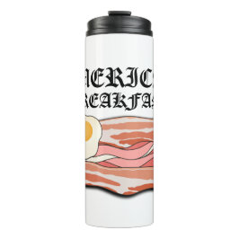 Mikitiez Amerikanisches Frühstücksspeck Eier july  Thermosbecher