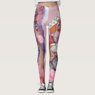 Mikitiez anime manga venus valentine cupid Rose Leggings