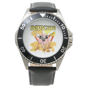 Mikitiez anime popcorning Käsekaramelle lustig Armbanduhr
