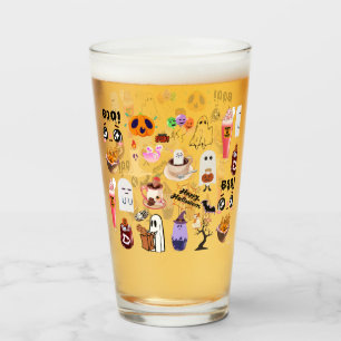 Mikitiez Anime süßer Kaffee Halloween Croissant Glas