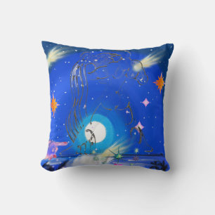 Mikitiez Aquarius-Galaxie Sommer-Glanz Kissen