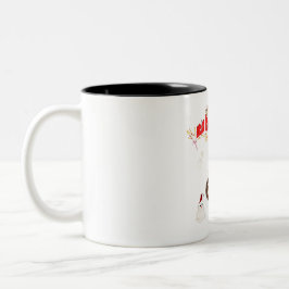 Mikitiez blackfriday snowman hotchocolate red zweifarbige tasse