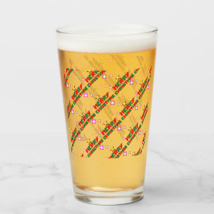 Mikitiez Christmasgame Vintag dad elf santaclaus Glas