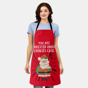 Mikitiez Cookies santaclaus Weihnachten Neujahr Schürze