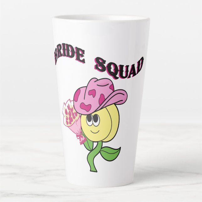Mikitiez Cowboy Bridesquad June Braut Milchtasse (Vorderseite)