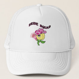 Mikitiez Cowboy Bridesquad June Braut Truckerkappe