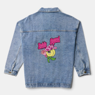Mikitiez Cowboy Bridesquad June Bride Baby Bib Jeansjacke