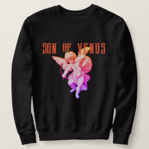 Mikitiez cupid valentine Winkel Regenbogen Liebe v Sweatshirt