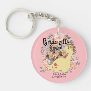 Mikitiez Dinosaurier Braut Hochzeitskommando Choco Schlüsselanhänger