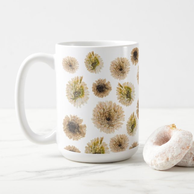 Mikitiez Erdday Natur Selflove Rose Blume Kaffeetasse (Mit Donut)