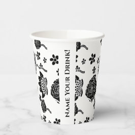 Mikitiez Erdday Natur Selflove Rose Blume Pappbecher