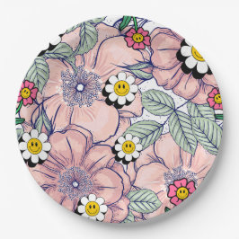 Mikitiez Erdday Natur Selflove Rose Blume Pappteller