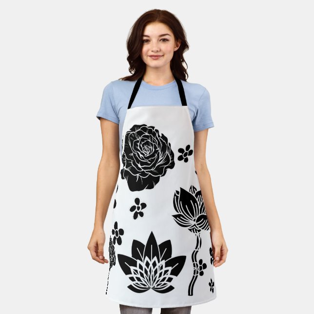 Mikitiez Erdday Natur Selflove Rose Blume Schürze (Getragen)
