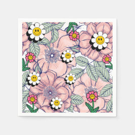 Mikitiez Erdday Natur Selflove Rose Blume Serviette