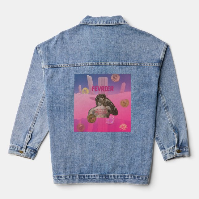 Mikitiez february valentine Ehepaar Franz Jeansjacke (Rückseite)