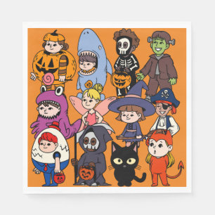 Mikitiez Feenhai Wizard grimreaper frankenstei Serviette