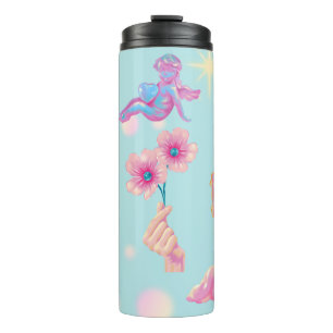 Mikitiez Feenwinkel Blaue Himmelskandy Mohn Liebe Thermosbecher