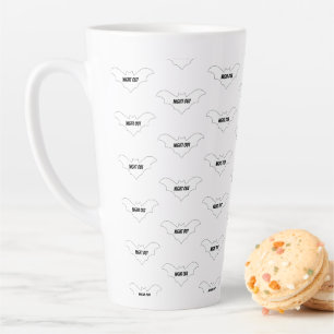 Mikitiez groovy ghouls bat Nachturlaub halloween Milchtasse