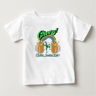 Mikitiez grünes Glück Saint Patrick's Day Irishbie Baby T-shirt