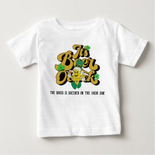 Mikitiez grünes Glück Saint Patrick's Day Irishbie Baby T-shirt