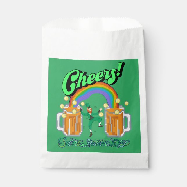 Mikitiez grünes Glück Saint Patrick's Day Irishbie Geschenktütchen (Vorderseite)