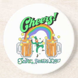 Mikitiez grünes Glück Saint Patrick's Day Irishbie Getränkeuntersetzer
