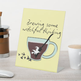 Mikitiez halloween espresso witch coffeeshop sockelschild