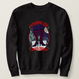 Mikitiez Hexe magisch heilige Weihnachtsnacht sant Sweatshirt