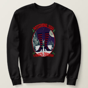 Mikitiez Hexe magisch heilige Weihnachtsnacht sant Sweatshirt