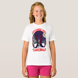 Mikitiez Hexe magische heilige Weihnachtsnacht Wei T-Shirt