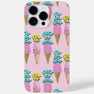 Mikitiez icecream Party favorisierte Sommer Case-Mate iPhone 14 Pro Max Hülle