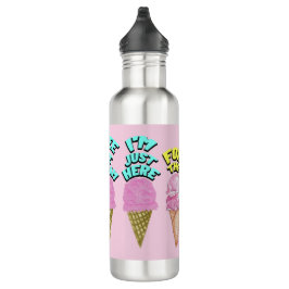 Mikitiez icecream Party favorisierte Sommer Edelstahlflasche