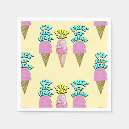 Mikitiez icecream Party favorisierte Sommer Serviette