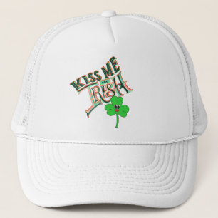 Mikitiez irish Klee grün st.patrick'sday Glück Truckerkappe
