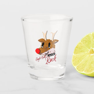 Mikitiez Jinglebellrock Punk Gothmas Rentier Schnapsglas