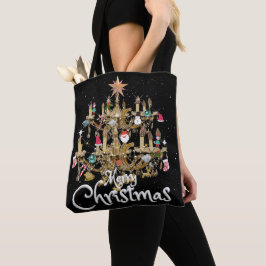 Mikitiez klassicwhitechristmas leichte jollyhola tasche